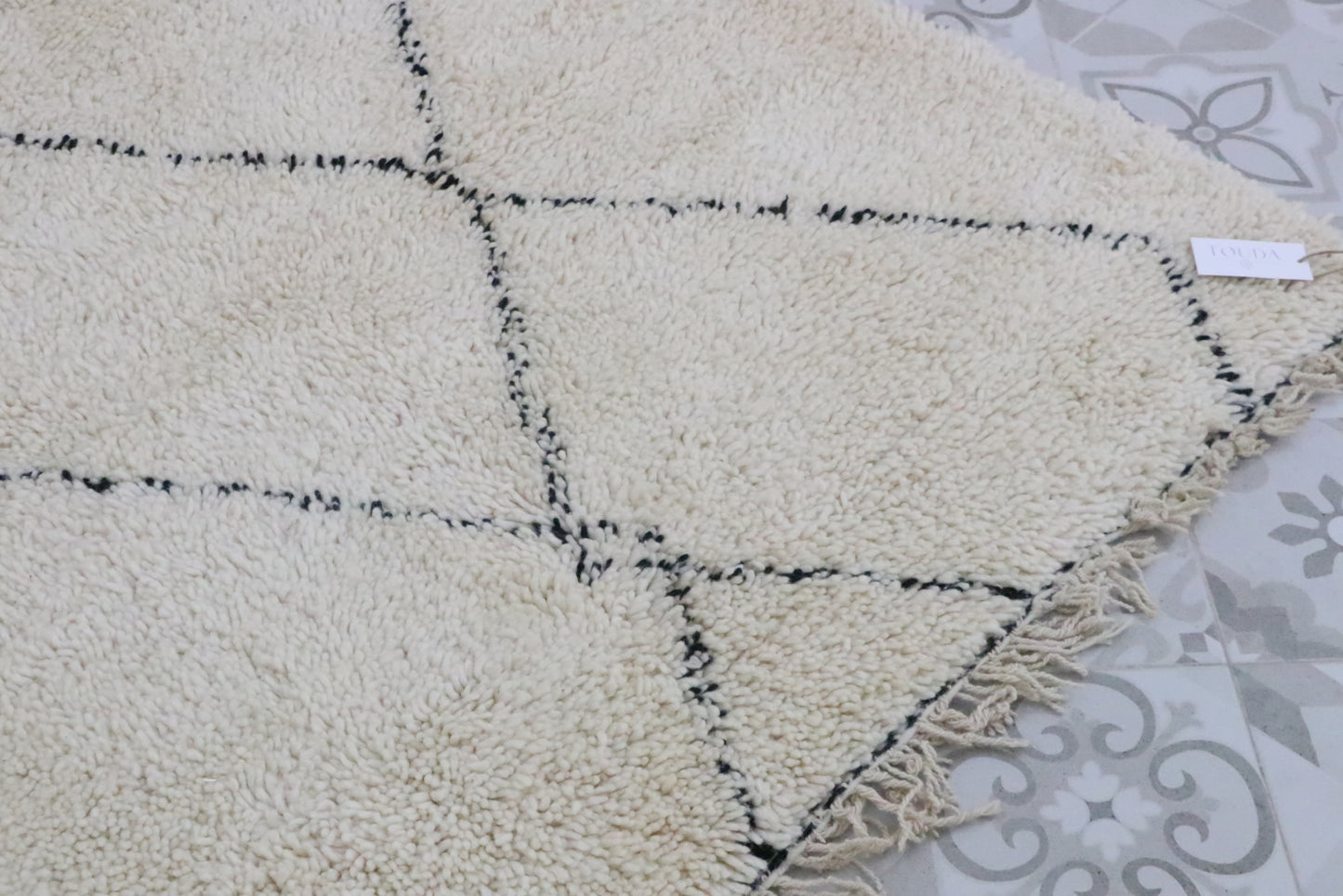 Beni Ourain Berber carpet Diamond 227x303 cm