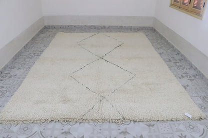 Beni Ourain Berber carpet Diamond 227x303 cm