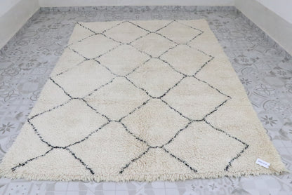 Beni Ourain Berber carpet Diamond 227x303 cm