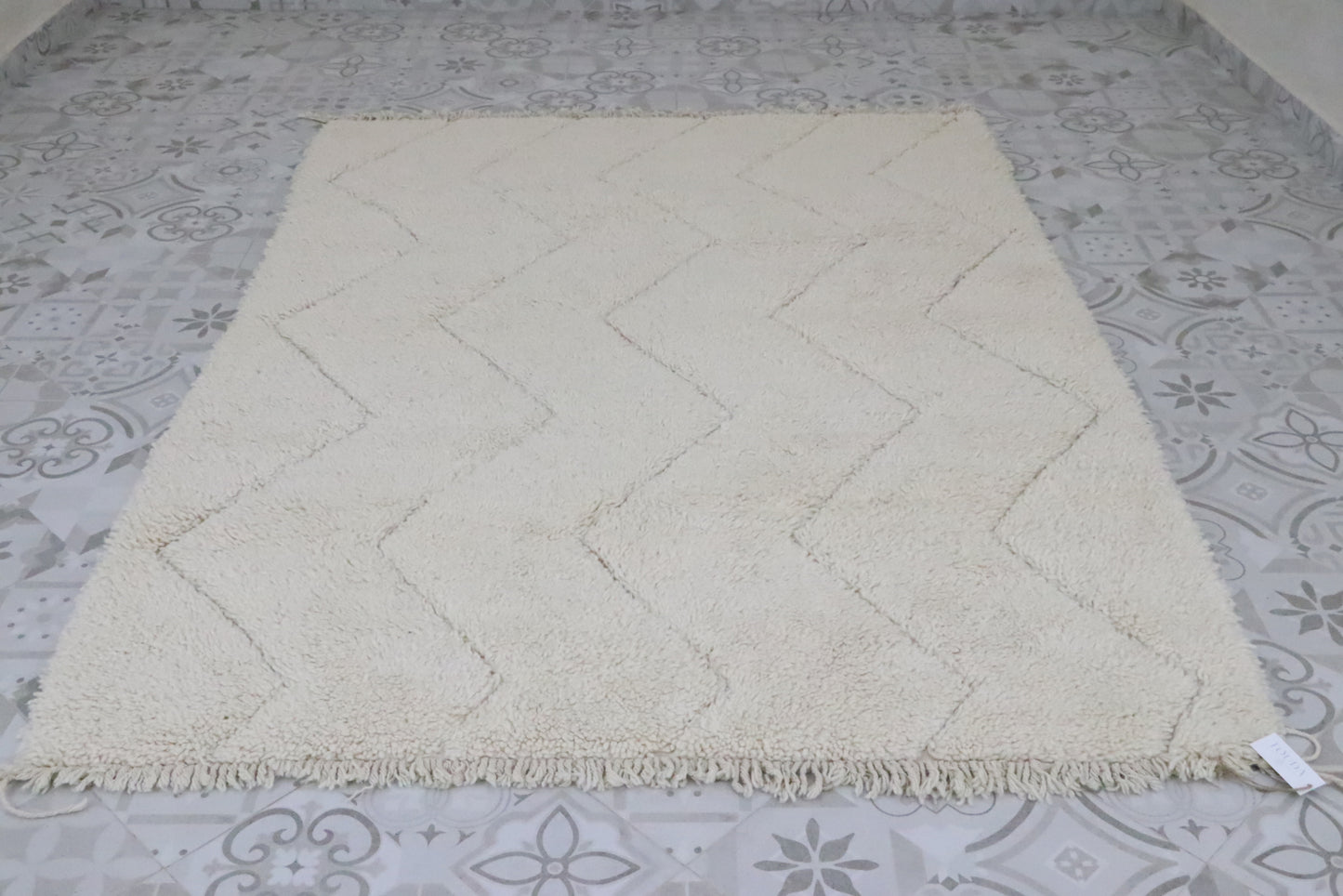 Beni Ourain Berber carpet Diamond 227x303 cm