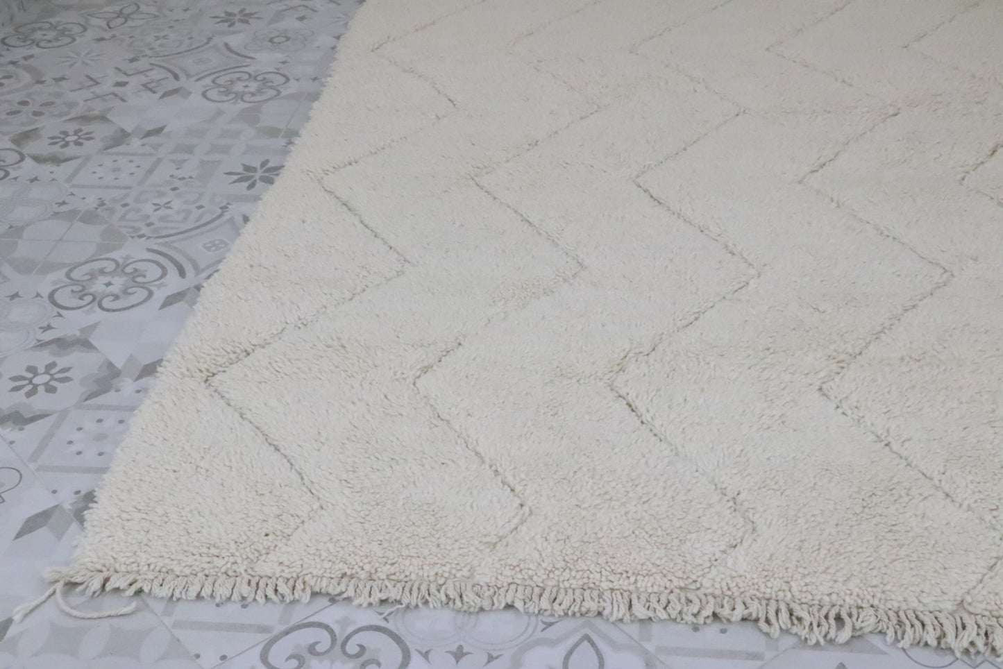 Beni Ourain Berber carpet Diamond 227x303 cm