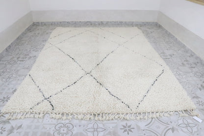 Beni Ourain Berber carpet Diamond 227x303 cm