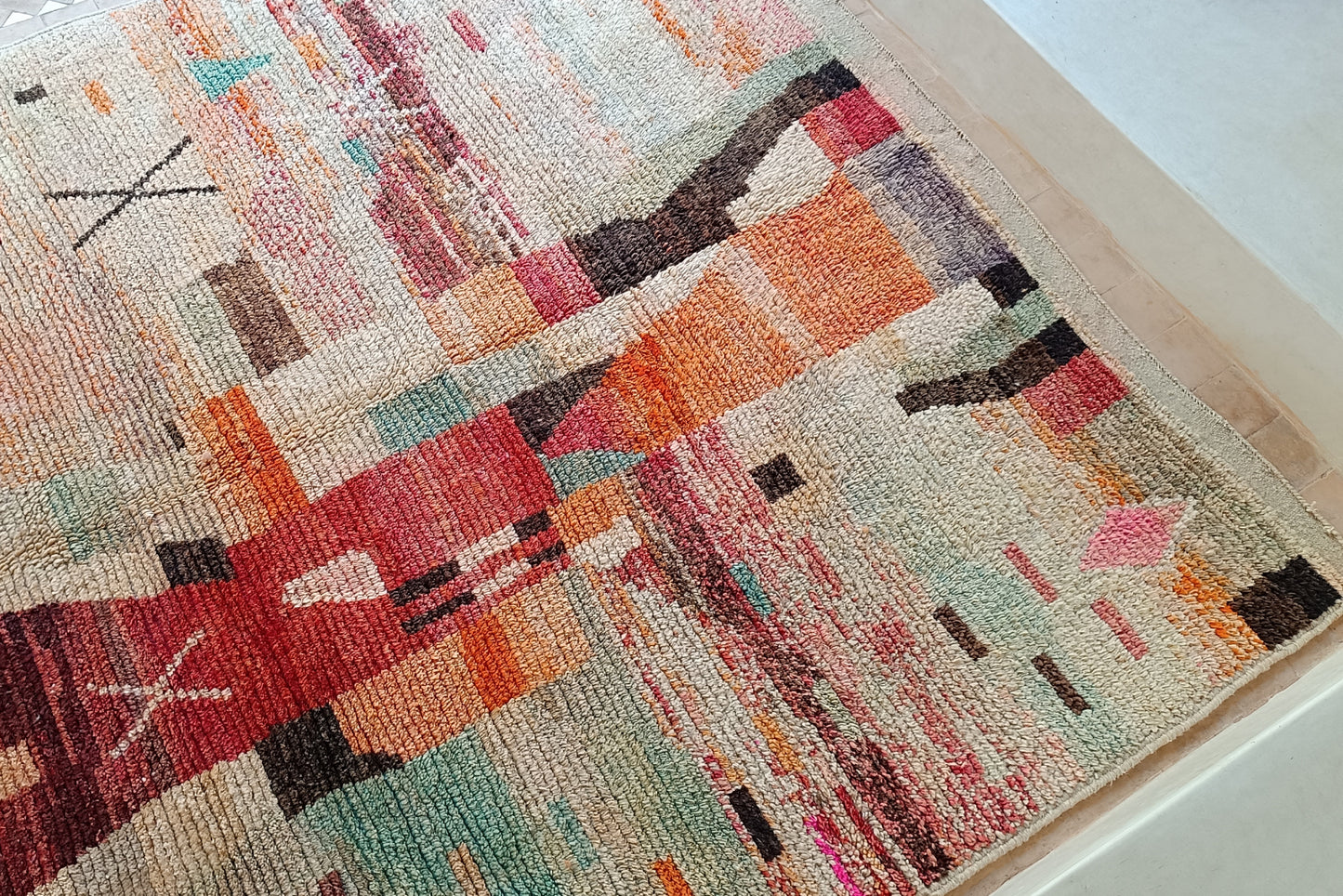 Azilal carpet abstract 168x248 cm