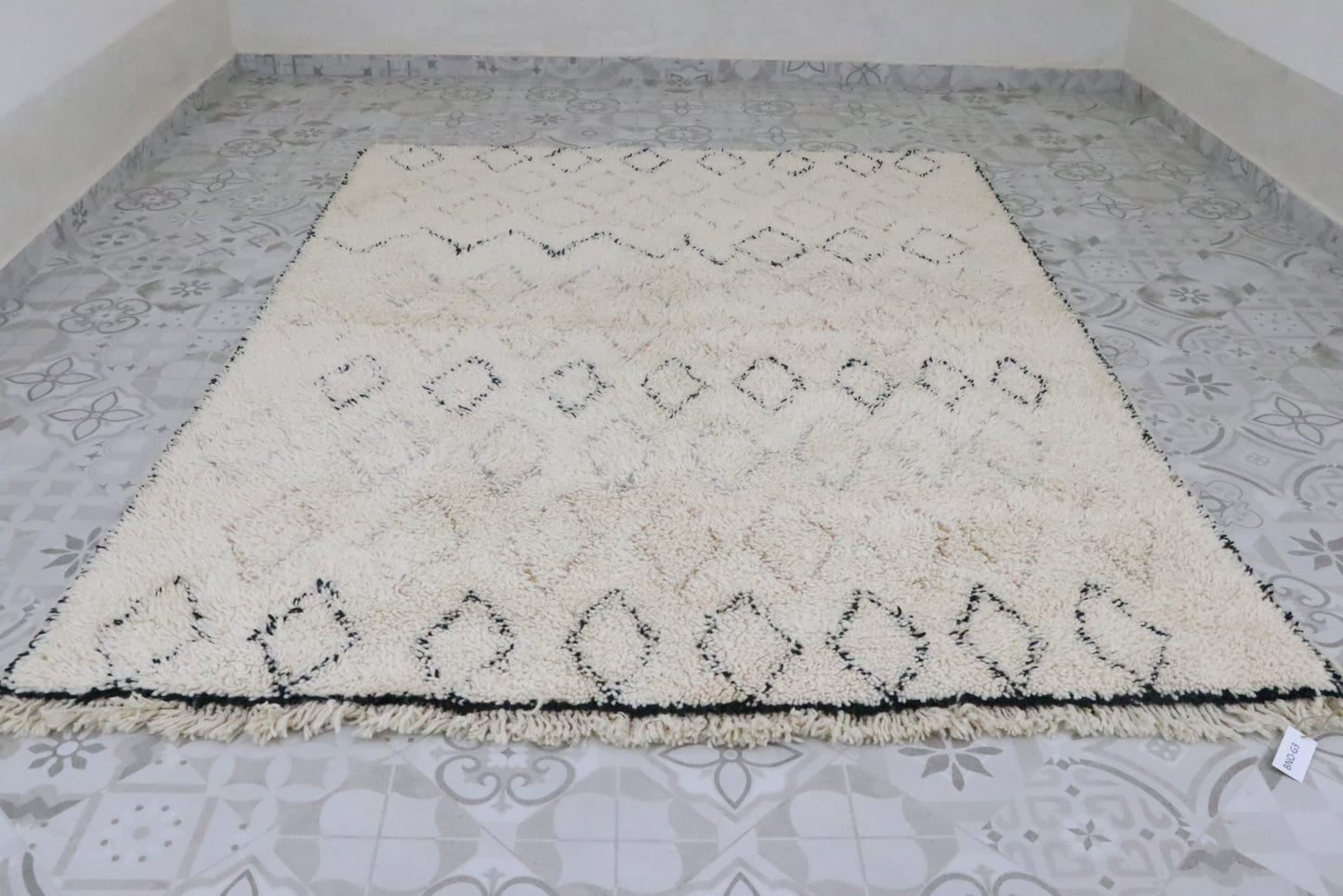 Beni Ourain Berber carpet Diamond 227x303 cm