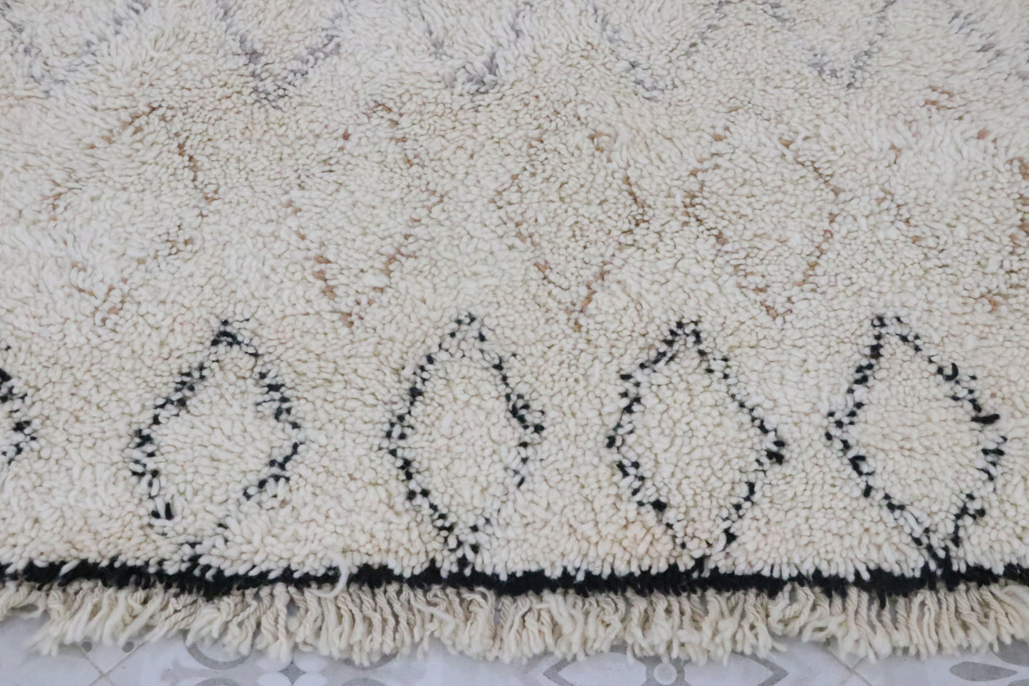 Beni Ourain Berber carpet Diamond 227x303 cm